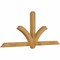 Ekena Millwork Redmond Rough Sawn Timber Gable Bracket, Western Red Cedar, 84"W x 35"H x 4"D x 4"F, 10/12 Pitch GBW084X35X0404RED00RWR - alternate 2